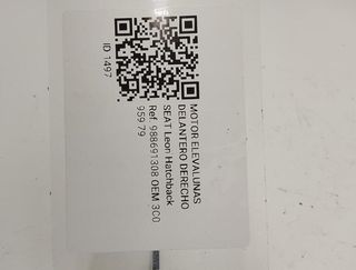 Seat 1497 motor elevalunas del der 3c0 959 79 leon