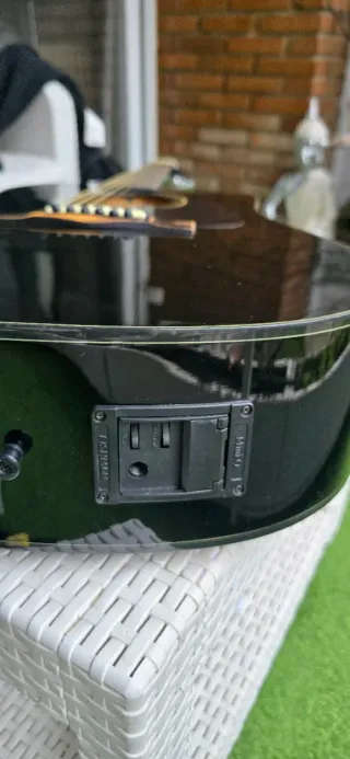 Guitarra Electroacústica Fender Negra