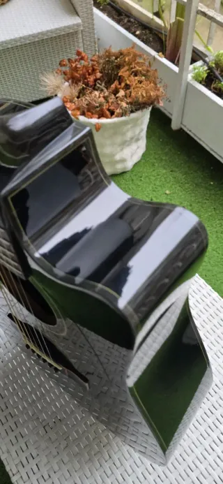 Guitarra Electroacústica Fender Negra