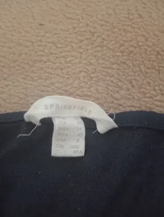 Camiseta azul oscuro antelina manga 3/4 mujer