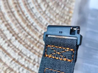 Correa de tela para reloj 22mm. Nueva.