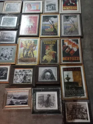 Lote de cuadros carteles antiguos (OFERTA)