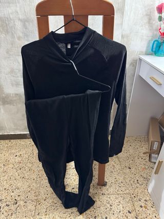 Conjunto térmico Decathlon negro Talla XS