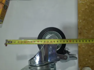 Rueda industrial con freno (4 unidades) Precio de1