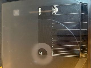 Sistema audio Philips vintage in nero