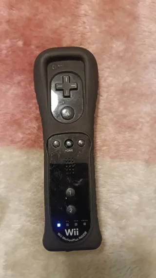 Mando Wii Negro + Nunchuk + Motion Plus