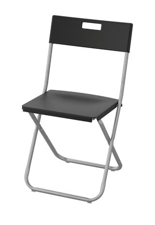 Lote 2 Sillas Plegables Gunde Ikea Negras