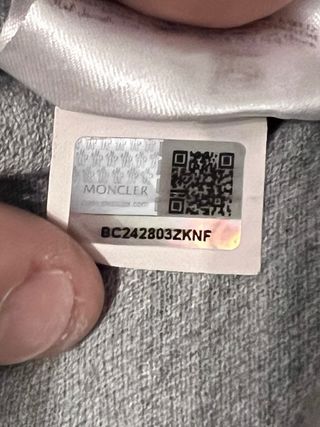 Maglia Moncler Grigia Uomo