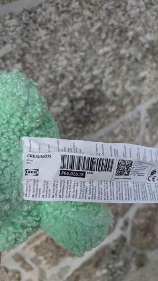 IKEA Grejsimojs Teddy Bear Neon Green Viral/Limite