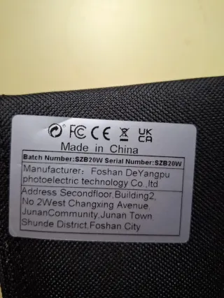 Panel Solar Portátil Plegable 20W