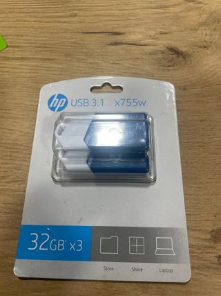 3 Pendrives HP 32GB USB 3.1 x755w Nuevos