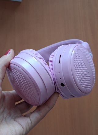 Auriculares Inalámbricos Diseño Moderno Rosa