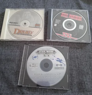 Lote 3 Juegos PC: Druid, Steel Panthers, Rogue Squ