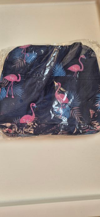 Bolsa Térmica Flamencos Tropical Deep Blue