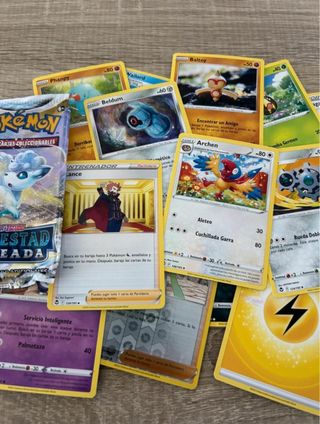 Cartas Pokémon Tempestad Plateada.