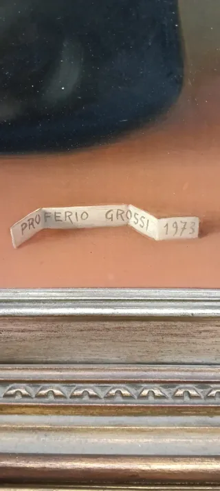 Proferio Grossi 1973 Quadro Originale