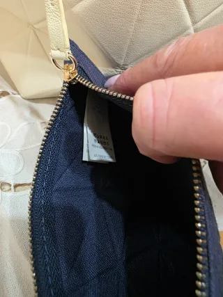 Bolso Purificación García Beige Cuadrado