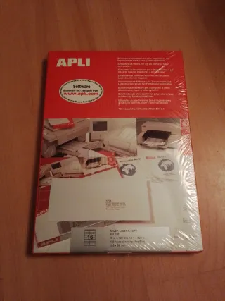 Etiquetas Adhesivas APLI Inkjet, Laser, Copy