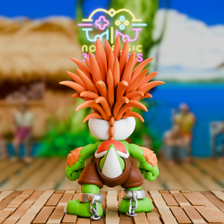 Figura Yoshi x Blanka (Street Fighter)