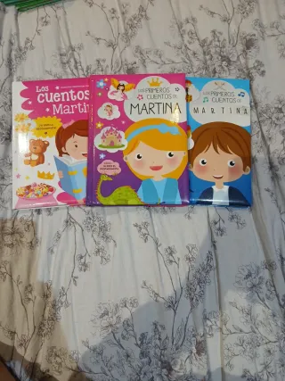 Lote de 3 libros de Martina
