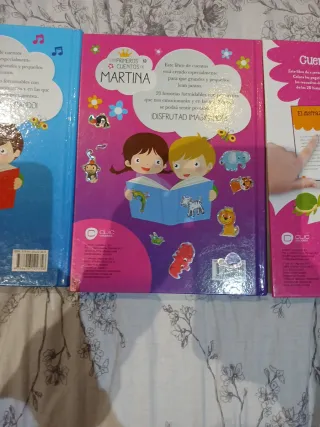 Lote de 3 libros de Martina