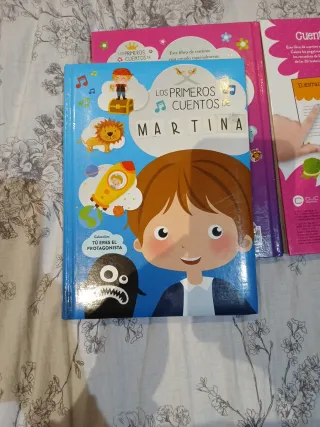 Lote de 3 libros de Martina