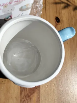 Tazza pasqua coniglio ceramica con scatola nuova