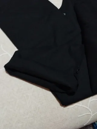Pantalón de lino negro verano