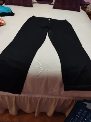 Pantalón de lino negro verano