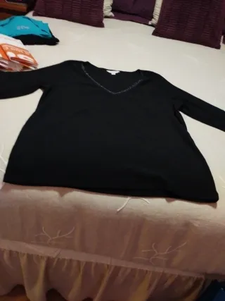 Pantalón de lino negro verano