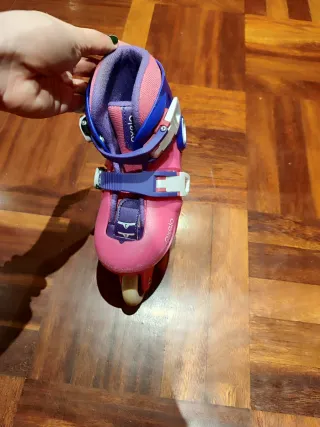 Patines niña T. 26-28 Rosa/Morado