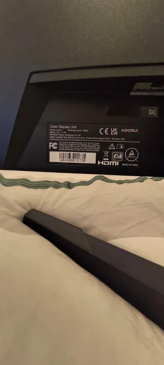 Monitor Gaming KOORUI Nero