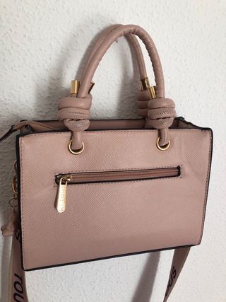 Bolso Rosa y Dorado