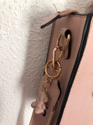 Bolso Rosa y Dorado