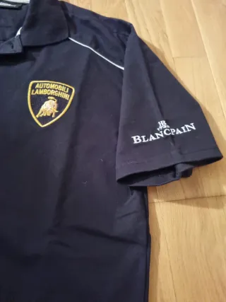 Polo Hombre Lamborghini Negro ORIGINAL