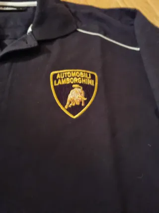 Polo Hombre Lamborghini Negro ORIGINAL