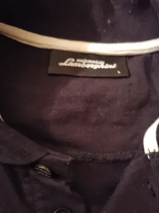 Polo Hombre Lamborghini Negro ORIGINAL