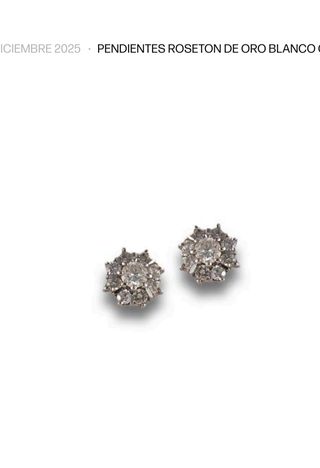 Pendientes de oro y diamantes