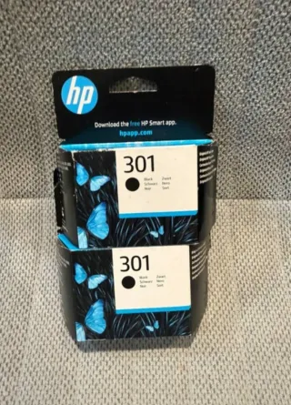 2x Cartuchos Tinta HP 301 Negro Originales
