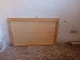 Cabezal madera pino 90cm