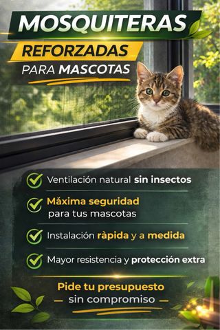 Mosquiteras Reforzadas para Mascotas