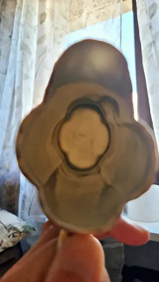 Lechera antigua porcelana pintada a mano