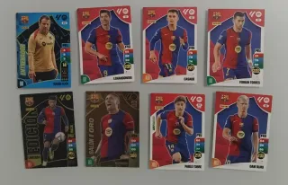 Lote 8 cartas Adrenalyn FC Barcelona 2024-25