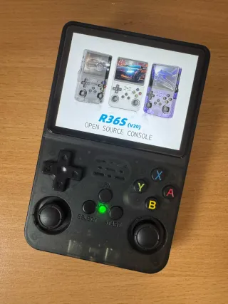 Consola Retro Portátil R36S Negra