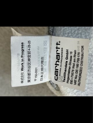 Sudadera Carhartt Gris Talla S