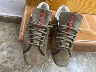 Zapatos Prada Hombre Beige/Marrón Talla 42