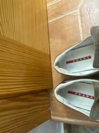 Zapatos Prada Hombre Beige/Marrón Talla 42