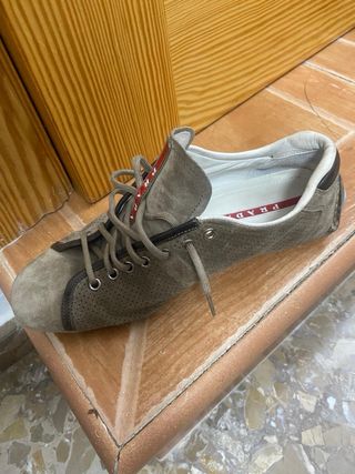 Zapatos Prada Hombre Beige/Marrón Talla 42