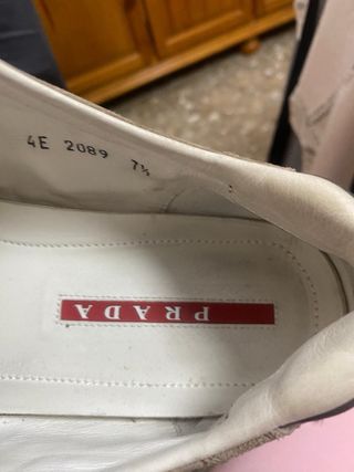 Zapatos Prada Hombre Beige/Marrón Talla 42