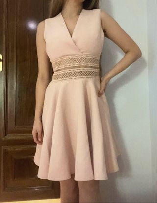 Vestido Maje rosa evento